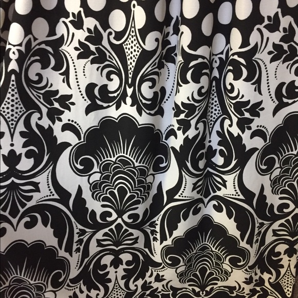 Black and White Polka Dot Maxi Dress - Picture 5 of 6